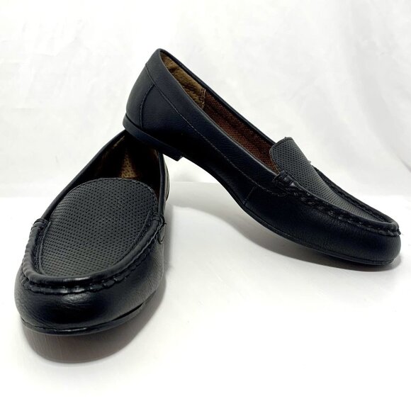 BOC Born Concept - Womens Jana Loafers Size 6M Black Slide On Shoes EUC - Picture 1 of 10